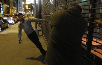 topher grace backstage